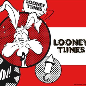 Looney Tunes Wile E Coyote Red Stripes iPhone SE (2nd & 3rd Gen) Skin