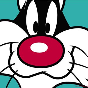Looney Tunes Sylvester Zoomed In PS5 Bundle Skin