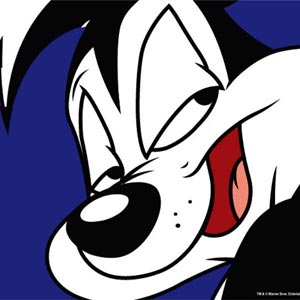 Looney Tunes Pepe Le Pew Zoomed In PS5 Digital Edition Console Skin