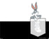 Looney Tunes Bugs Bunny Black White iPhone XS Clear Case