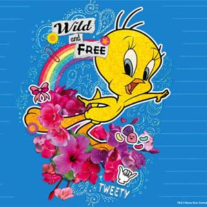 Looney Tunes Tweety Bird Wild and Free Surface Book Skin