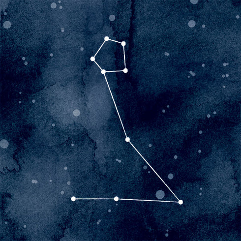 Pisces Constellation iPhone XS Clear Case