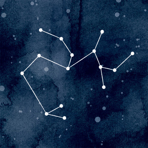 Sagittarius Constellation iPhone XS Clear Case