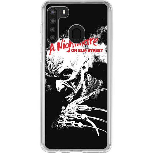 A Nightmare on Elm Street Galaxy A21 Clear Case