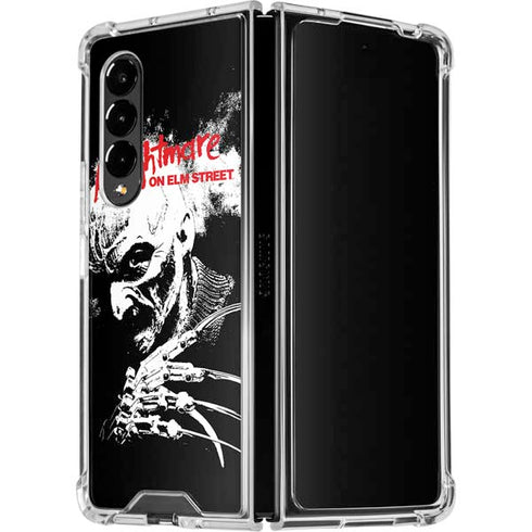 A Nightmare on Elm Street Galaxy Z Fold4 5G Clear Case