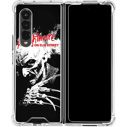 A Nightmare on Elm Street Galaxy Z Fold4 5G Clear Case