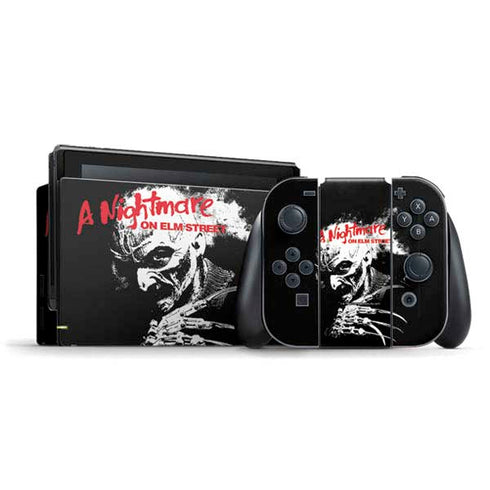 A Nightmare on Elm Street Nintendo Switch Bundle Skin