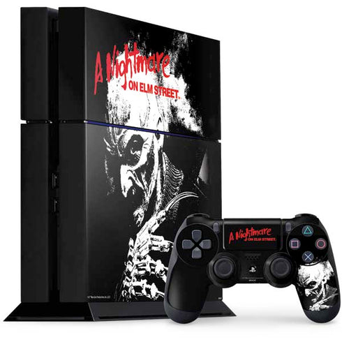 A Nightmare on Elm Street PS4 Console and Controller Bundle Skin