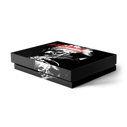 A Nightmare on Elm Street Xbox One X Console Skin