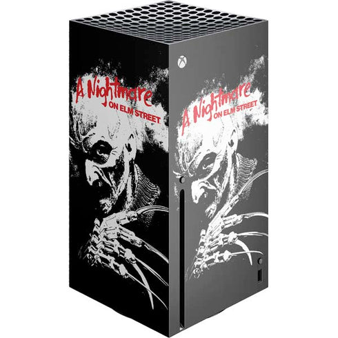A Nightmare on Elm Street Xbox Series X Console Skin