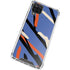 Abstract Lines Galaxy A12 Clear Case
