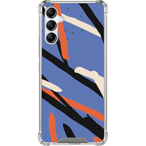 Abstract Lines Galaxy A15 5G Clear Case