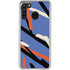 Abstract Lines Galaxy A21 Clear Case
