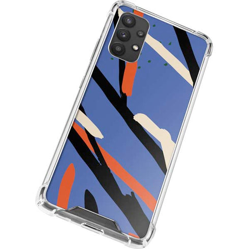 Abstract Lines Galaxy A32 5G Clear Case