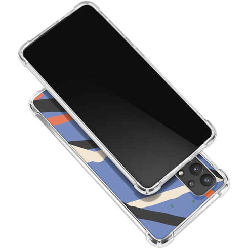 Abstract Lines Galaxy A32 5G Clear Case