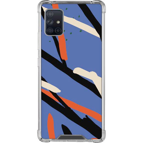 Abstract Lines Galaxy A51 5G Clear Case