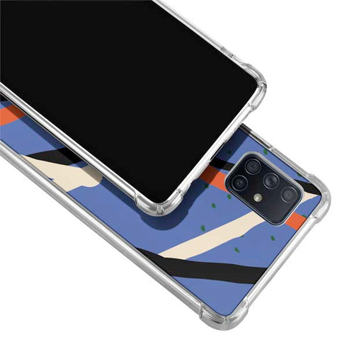 Abstract Lines Galaxy A51 5G Clear Case
