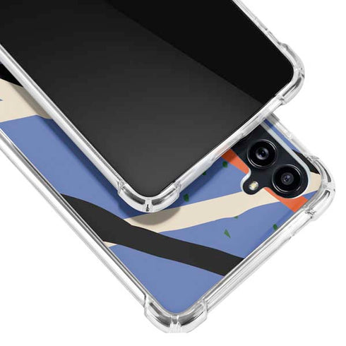 Abstract Lines Galaxy A54 5G Clear Case