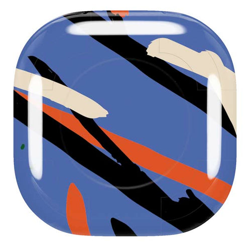 Abstract Lines Galaxy Buds Live Skin