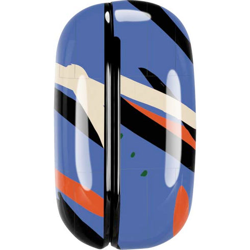 Abstract Lines Galaxy Buds Live Skin