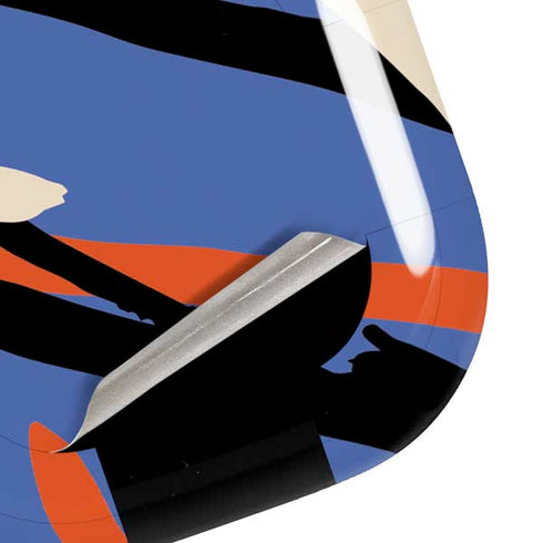 Abstract Lines Galaxy Buds Live Skin