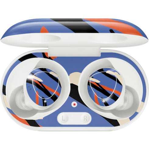 Abstract Lines Galaxy Buds Plus Skin