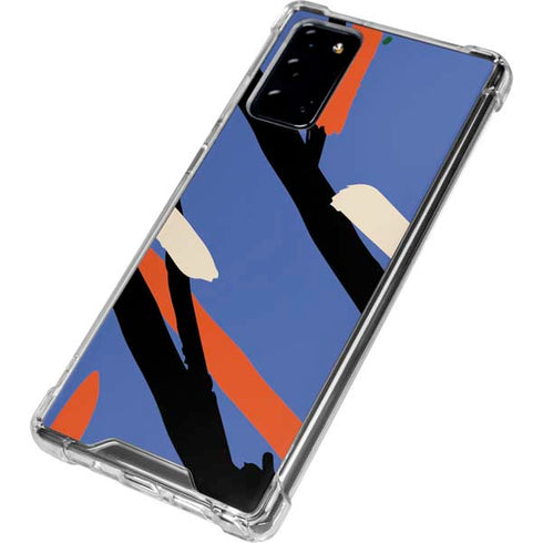 Abstract Lines Galaxy Note20 5G Clear Case