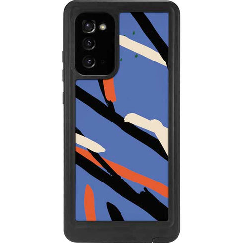 Abstract Lines Galaxy Note20 5G Waterproof Case