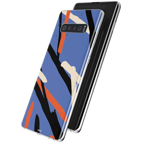 Abstract Lines Galaxy S10 Plus Skin