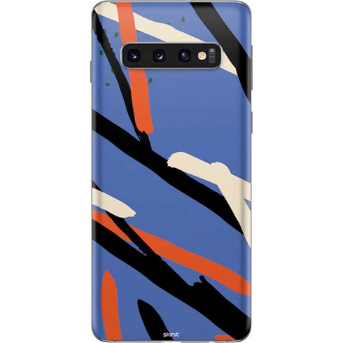Abstract Lines Galaxy S10 Skin