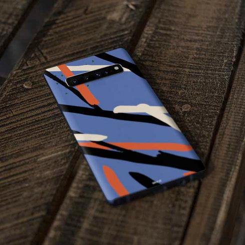 Abstract Lines Galaxy S10 Skin