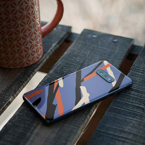 Abstract Lines Galaxy S10e Skin