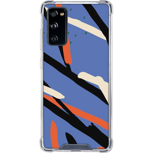 Abstract Lines Galaxy S20 FE Clear Case