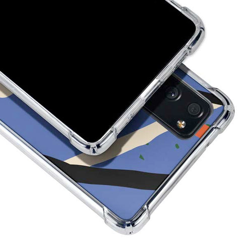 Abstract Lines Galaxy S20 FE Clear Case