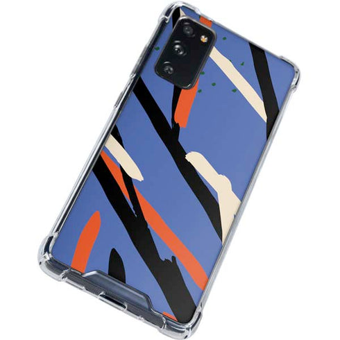 Abstract Lines Galaxy S20 FE Clear Case