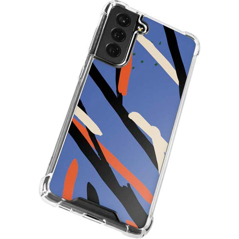 Abstract Lines Galaxy S21 FE Clear Case