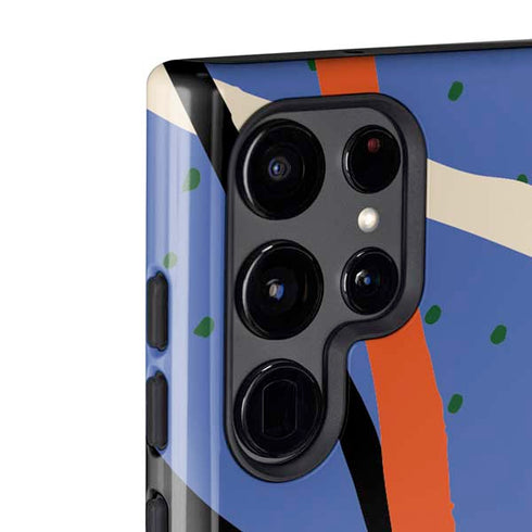 Abstract Lines Galaxy S22 Ultra Pro Case