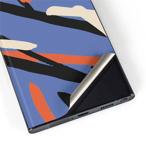 Abstract Lines Galaxy S22 Ultra Skin