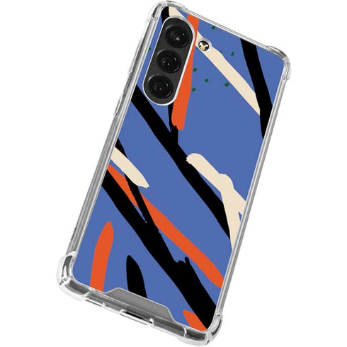Abstract Lines Galaxy S23 Clear Case