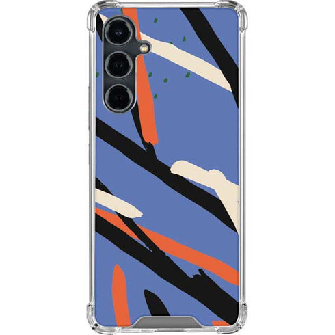 Abstract Lines Galaxy S23 FE Clear Case