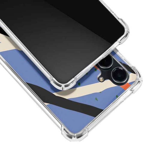 Abstract Lines Galaxy S23 FE Clear Case