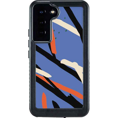 Abstract Lines Galaxy S23 Plus Waterproof Case