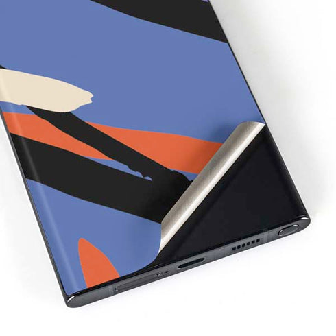 Abstract Lines Galaxy S23 Ultra Skin