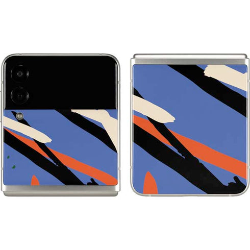 Abstract Lines Galaxy Z Flip3 5G Skin