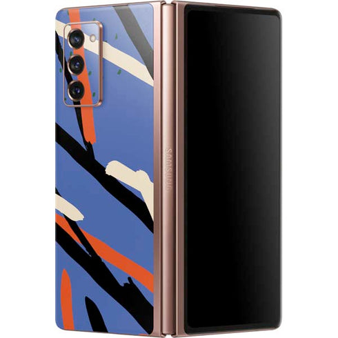 Abstract Lines Galaxy Z Fold2 5G Skin