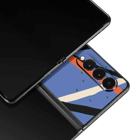 Abstract Lines Galaxy Z Fold3 5G Skin