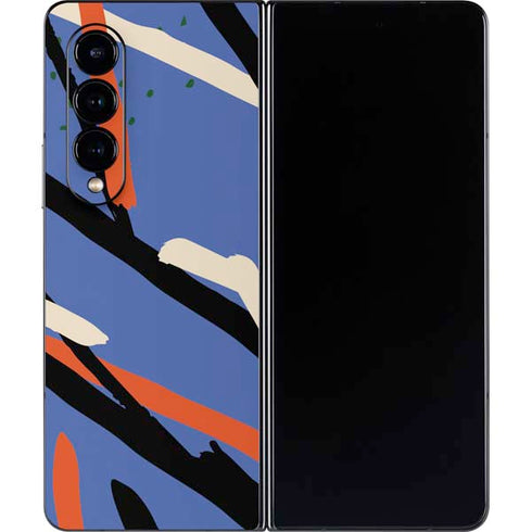 Abstract Lines Galaxy Z Fold4 5G Skin