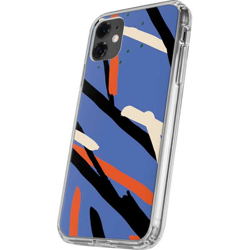 Abstract Lines iPhone 11 Clear Case