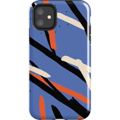 Abstract Lines iPhone 11 Impact Case