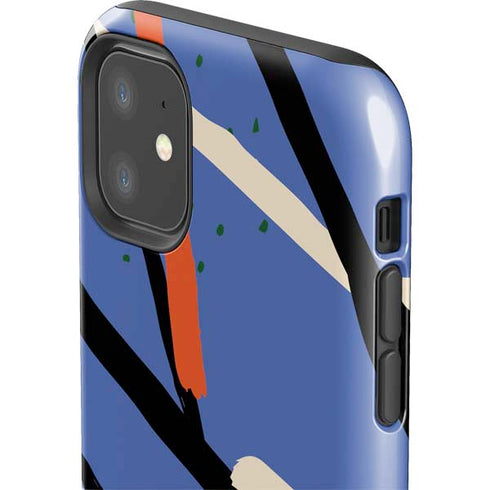 Abstract Lines iPhone 11 Impact Case